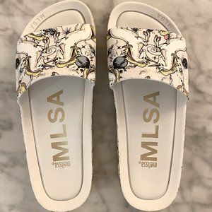 Melissa Beach Slide 3DB Rainbow (US Size 8)